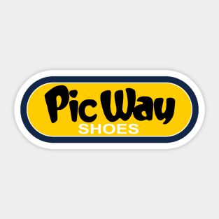 Pic Way Shoe Store Sticker